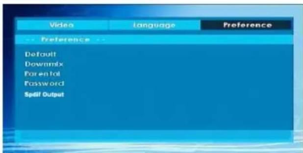 Finlux 26H6030-D - Preferences - 1