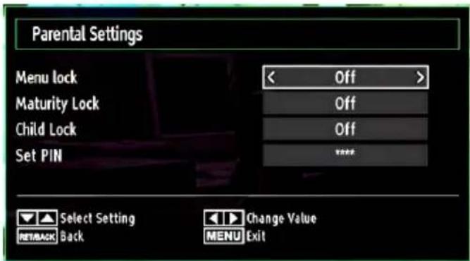 Finlux 26H6030-D - Parental Control - 2
