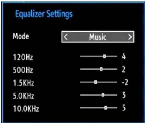 Finlux 26H6030-D - Sound Settings Menu Items - 1