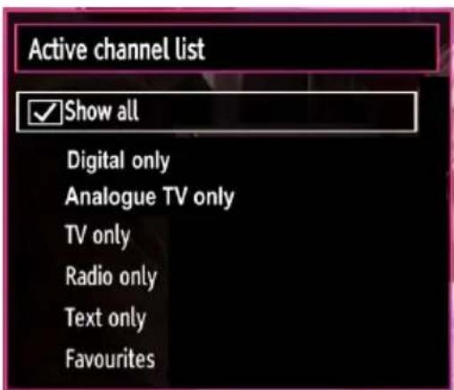 Finlux 26H6030-D - Managing Stations: Sorting the Channel List - 1