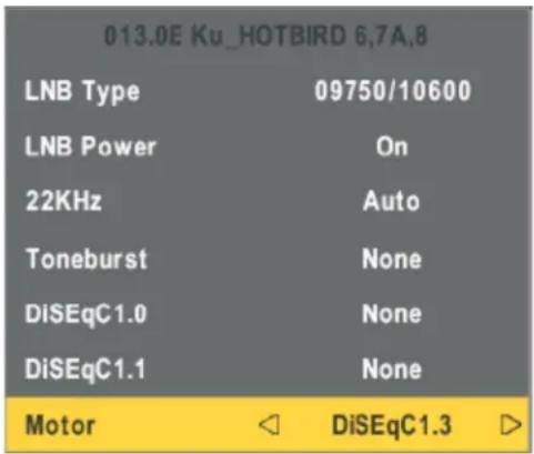 Cello LED2612QD - Dish Parameter description - 5
