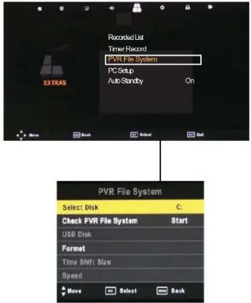 Cello LED2612QD - PVR Settings - 1