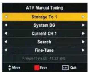Cello LED2612QD - ATV (analogue cable TV) Manual Tuning - 1
