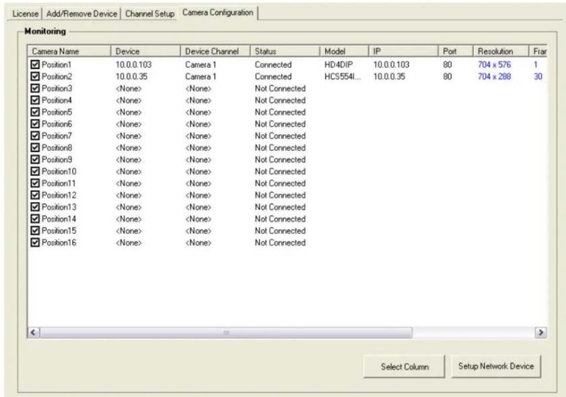 TOSHIBA NVS32 - Camera Configuration - 1