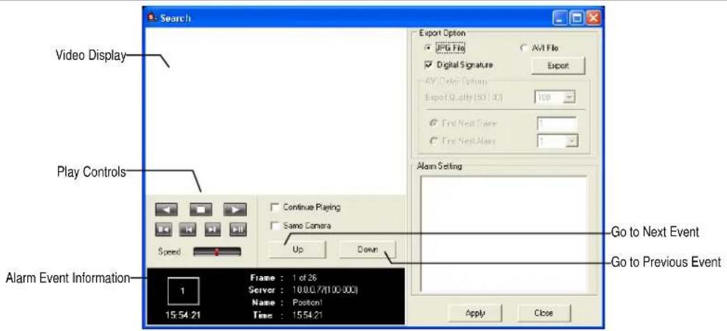 TOSHIBA NVS32 - SEARCH ALARM WINDOW - 1
