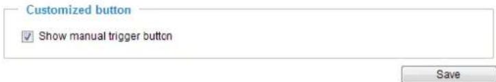 Customized button ✓ Show manual trigger button Save