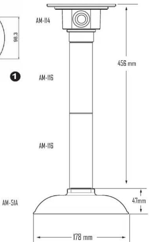 AM-114 98,3 456 mm AM-116 AM-116 AM-51A 47mm 178 mm