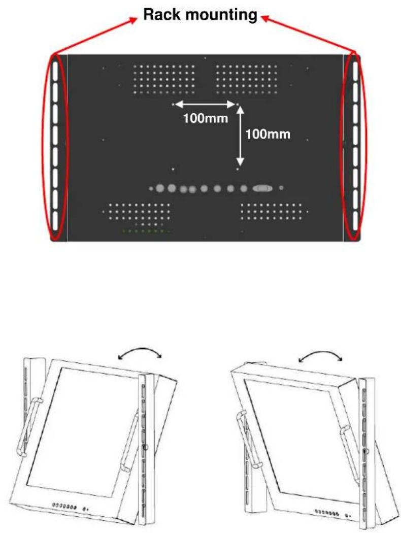 ViewZ VZ-17RCR - Wall mountable using two methods: - 1