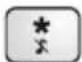 PHILIPS DECT2252G - Caller ID & Scroll down Key - 1