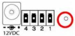 Vivotek IP2122 - Reset and restore button - 1