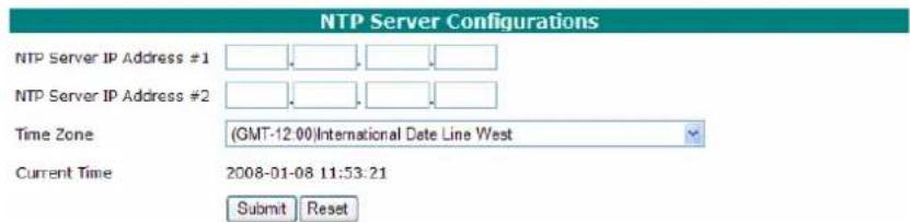 Highpoint RocketRAID 3522 - Settings>NTP - 1