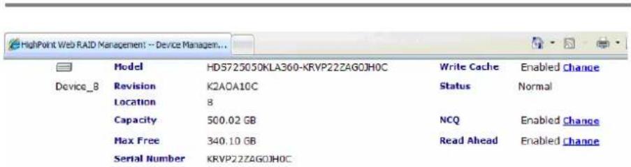 Highpoint RocketRAID 3522 - Extended Information & Update Firmware - 1