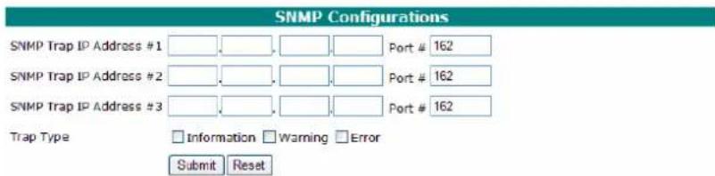 Highpoint RocketRAID 3522 - Settings>SNMP - 1