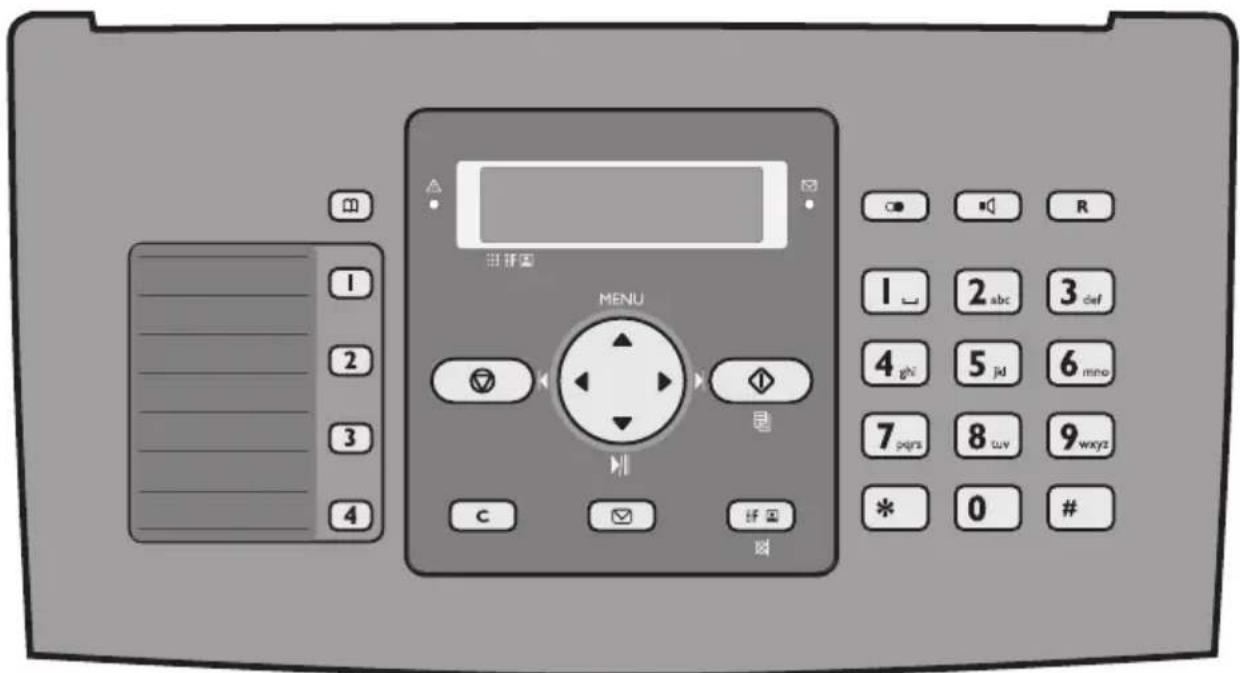 SAGEM IPF 555 Fax Jet - Answering machine keys (IPF555) - 1