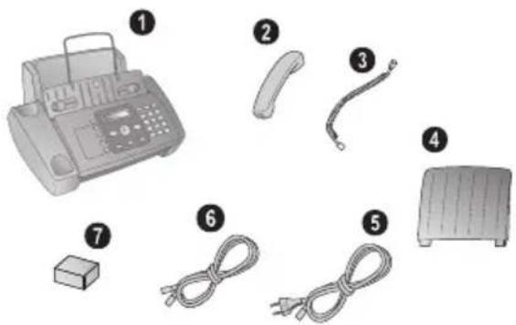 SAGEM IPF 555 Fax Jet - Packing contents - 1