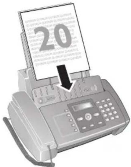 SAGEM IPF 555 Fax Jet - Sending fax - 1