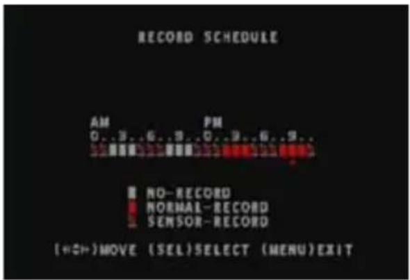 SWANN SW342-LPP - Record Schedule - 2