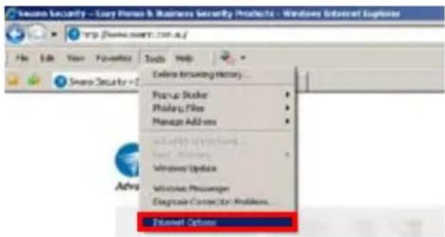 SWANN SW342-LPP - Changing Security Settings on Internet Explorer - 1