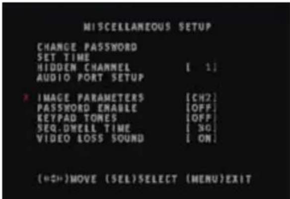 SWANN SW342-LPP - Image Parameters - 1