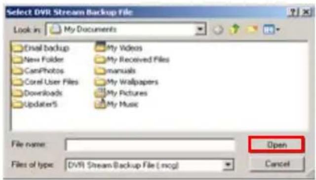 SWANN SW342-LPP - Viewing Backup File - 2