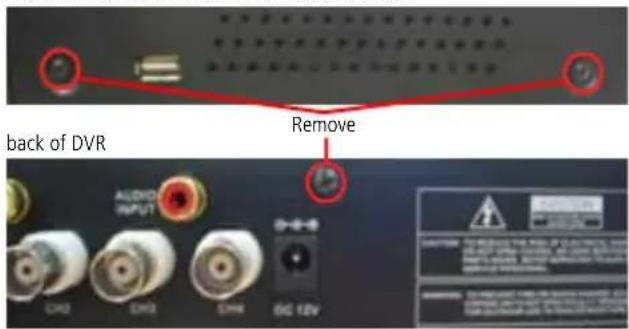 SWANN SW342-LPP - Installing and changing the HDD - 1