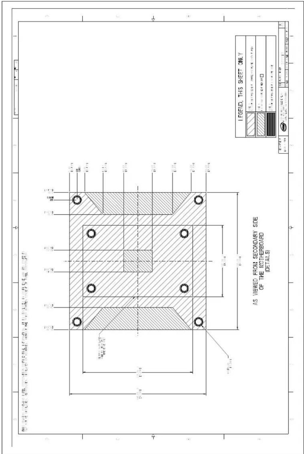 THIS SHEET CONTAINS MTEL CONSTRUCTION COFFEELE ISOMIN, IT IS IN LTEL IN COFFEE, AND IT CORTE OF NOT BE USED. SEPARS OF LTEL OR WELD, WITHOUT BE THER AND THE CONCEPT TO MTEL CONSTRUCTION. AS VIEWED FROM SECONDARY SIDE OF THE MOTHERBOARD (DETAILS) LEGEND, THIS SHEET ONLY EFFECTS SHEET (WITH THE SHEET ONLY) EFFECTS SHEET (WITH THE SHEET ONLY) EFFECTS SHEET (WITH THE SHEET ONLY)
