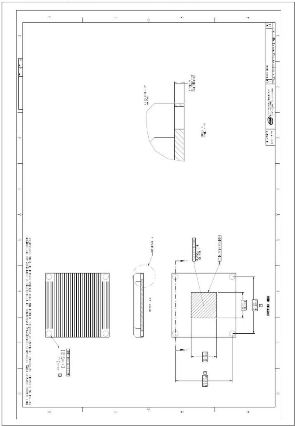 THIS DRAWING CONTAINS INTEL CORPORATION CONFIDENTIAL INFORMATION. IT IS DISCLOSED IN CONFERENCE AND ITS CONTENTS NOT NOT BE DISCLOSED. REPRODUCED, DESIGNED OR MODIFIED, WITHOUT THE PRICE WRITTEN CONCENT OF INTEL CORPORATION. BOTTOM VIEW 10.00 [mm] 2.00 [0.00] 2.00 [0.00] 2.00 [0.00] 2.00 [0.00] 2.00 [0.00] 2.00 [0.00] 2.00 [0.00] 2.00 [0.00] 2.00 [0.00] 2,00 [0.00] 2,00 [0.00] 2,00 [0.00] 2,00 [0.00] 2,00 [0.00] 2,00 [0.00] 2,00 [0.00] 2,00 [0.00] 2,00 A B C D E F G H I J K L M N O P Q R S T U V W X Y Z A