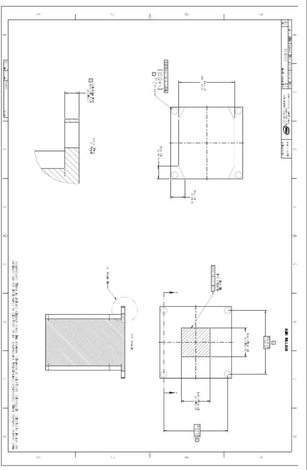 THIS MANUAL CONTAINTE INTEL CORPORATION CONFIDENTIAL INFORMATION. IT IS DISCLOSES IN CONFIDENTE AND ITS CONTENTS NAT NOT BE DISCLOSED, REPROVED, RESOLATE OR MODIFY, WITHOUT THE PRIOR WRITTEN CONCEPT OF INTEL CORPORATION BOTTOM VIEW 8 7 6 5 4 3 2 1 D C B A TITLE: 0 [0.000] [0.000] [0.000] [0.000] [0.000] [0.000] [0.000] [0.000] [0.000] [0.000] [0.000] [0.000] [0.000] [0.000] [0.000] [0.000] [1.0] [1.0] [1.0] [1.5] [1.5] [1.5] [2.5] [2.5] [2.5] [3.5] [3.5] [3.5] [4.5] [4.5] [4.5] [5.5] [5.5] [5.5] [6.5] [6.5] [6.5] [7.5] [7.5] [7.5] [8.5] [8.5] [8.5]