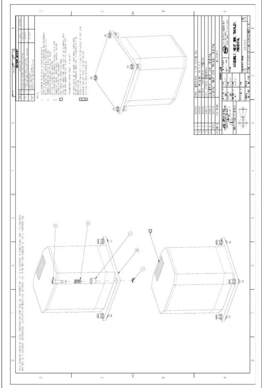 THIS DRAWING CONTAINED INTEL CORPORATION COM-SENTIAL INFORMATION. IT IS DISCLOSED IN CONFIDENCE AND ITS CONTENTS WAY NOT BE DISCLOSED. REPRODUCED, DEPLATED OR MODIFIED, WITHOUT THE PRIOR WRITTEN CONSENT OF INTEL CORPORATION. NOTE: 1. THIS DRAWING IS TO BE USED IN CORPORATION IN THE SUPPLY 30 BATTAGE F/E. ALL DIMENSIONS AND TOLERANCES ON Y-A DOWN BY PART PRECISION OUT. SUPPLY ITEMS. 2. CORRECTED DIMENSIONS STATED IN METERES. COUNTER: TO FIND ON THIS ORDER. 3. ALL DIMENSIONS AND TOLERANCES FOR ANY VIA T LIME. 4. CORRECT ASSETS, SHARP PAGES, GRADES, ANION SOUGHTS AFTER FINAL ASSEMBLY. PART NUMBER AND SHORT WIDTH ARE PLACE POST AWARDS AND SHARP SPEC IN THE PLACEMENT RAIL BELOW PART NUMBER CALCULY. FACE THE FOLLOW AS "LEFT". "RECOMMENDED SCREW TENSION." IF IN LIFT? IN PART CAN IT OR NO WORKS. USER NAME, PINCH MAIN. OR ANY OTHER PERMANENT WORK THAT IS SCABLE AT 5 LK MODIFICATION. PICKER FIT BUTTON OF OUT - IF PUSH TO FOR SURFACE OF HEAT LIME MINIMUM PUSH OUT THICE - 30 LIF FOR OUT. RITICAL TO FUNCTION DIMENSION 4. 0 DRY5053 RATING, RETAINING, & NOW CHOOSE DTA. 4. 1 DRY800 SCOTING, SHOILER, ME 8.0.5 4. 2 DRY502 SETTING, CONNECTION, PEELOAD. 4. 3 DRY712 CUP, SHIRING RETENTION. 4. 4 DRY62 VILLIETIC, HEAT SWITCH TEDESTAL. FOR DRY509 ASSEMBLY, HEAT TINN, THURLEY, PEDESTAL. SET ITEMS: TAPE SHEET PARTS LIST: TITLE: SHEET ITEM: SHEET ASSEMBLY, HEAT SINK, THURLEY, PEDESTAL TYPE: SHEET HOLD: DRY509 SIZE: 1.001 20.00' SCALE: 0.00' WTR: 1.00' A B C D E F G H I J K L M N O P Q R S T U V W X Y Z A B C D E F G H I J K L M N O P Q R S T U W X Y Z