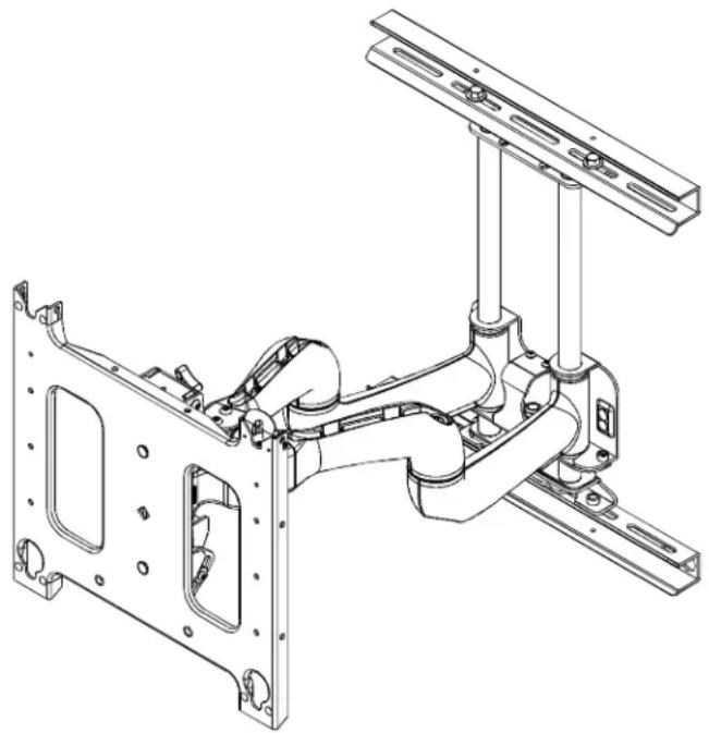 Chief PNR2059S - Large Flat Panel Dual Arm Wall Mount Model PNR™ - 1