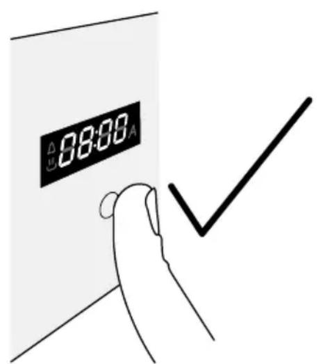 CDA SV470 - Using the touch control - 1