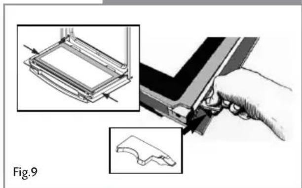 CDA SV470 - Cleaning the interior of the door - 3