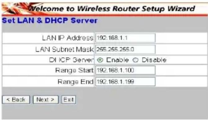 Intellinet 502566 - Step 3. Set the LAN connection and DHCP server - 1