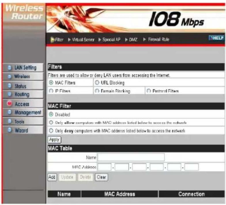 Intellinet 502566 - MAC Filters - 1