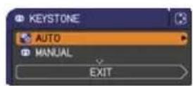 HITACHI CP-WX2520 - Correcting the keystone distortions - 1