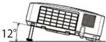 HITACHI CP-WX2520 - Adjusting the projector's elevator - 1