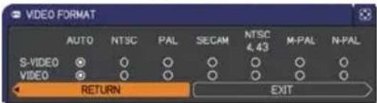 HITACHI CP-WX2520 - INPUT menu - 2