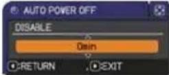 HITACHI CP-WX2520 - OPTION menu - 3