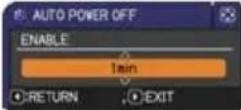 HITACHI CP-WX2520 - OPTION menu - 2