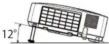 HITACHI CP-WX2520 - Adjusting the projector's elevator - 1
