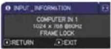 HITACHI CP-WX2520 - OPTION menu - 6