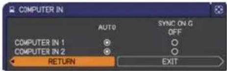 HITACHI CP-WX2520 - INPUT menu - 3