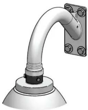 Moog Videolarm FDP7C12N-3 - Undo the lanyard, pull housing up and twist secure with the locking bolt and washers. - 1