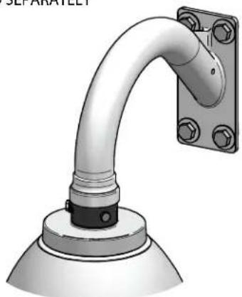 Moog Videolarm PFD7TN-3 - Undo the lanyard, pull housing up and twist secure with the locking bolt and washers. - 1