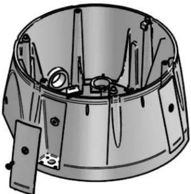 Moog Videolarm SM7TN-3 - Example on using conduit for wall mount applications. - 1
