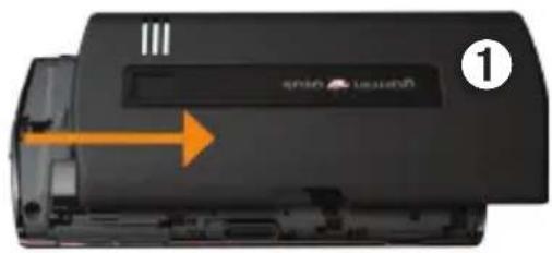GARMIN Garminfone - Removing the Battery Cover - 1