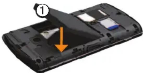 GARMIN Garminfone - Installing the Battery - 1