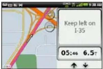Keep left on 1-35 05:46 6.5T