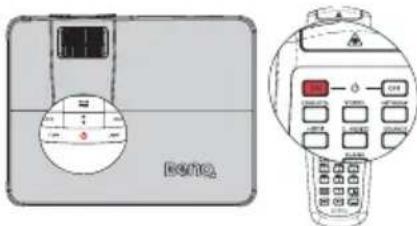 BENQ 9H.J4J77.35L - Starting up the projector - 4