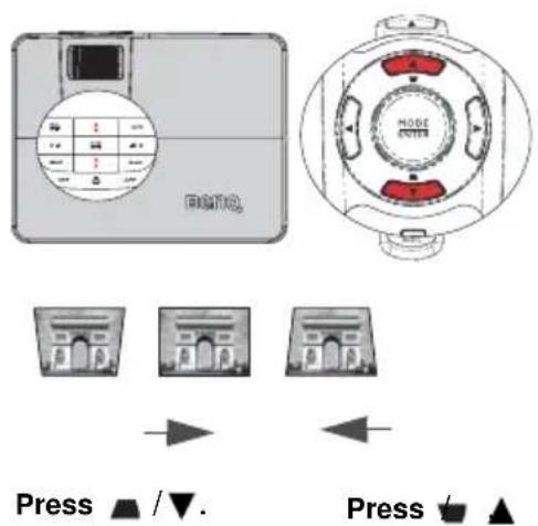 Retro. Press ▲ /▼. Press ✓ ▲